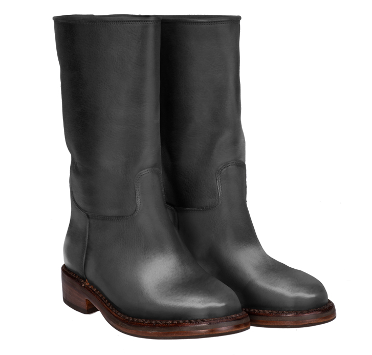 boot-leather-smooth-shoes